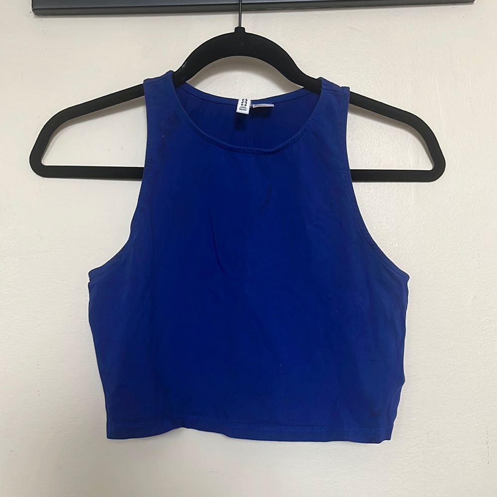 H&M Blue Crop Top - Size M